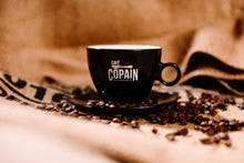 Afbeelding in Gallery-weergave laden, Cappuccino tasje + ondertas Café Copain