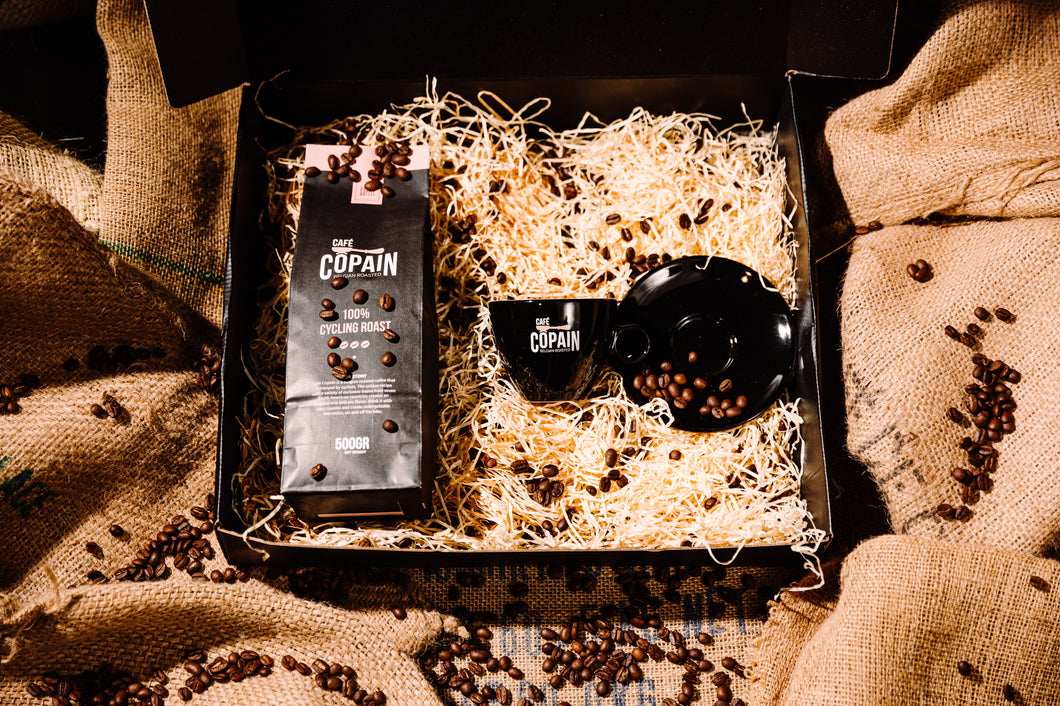 GIFT BOX: 0.5 kg Café Copain + cup of your choice